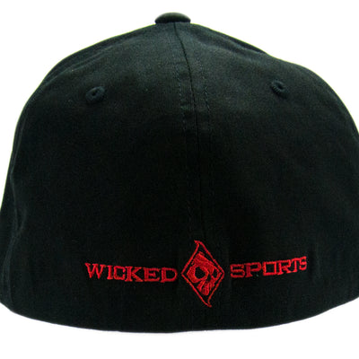 Wicked Sports FlexFit Hat - Black