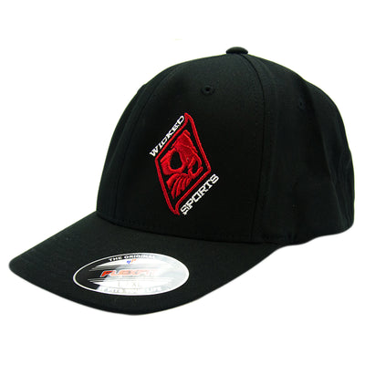 Wicked Sports FlexFit Hat - Black