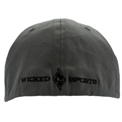 Wicked Sports FlexFit Hat - Gray