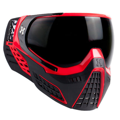 HK Army KLR Goggles - Fire - Red / Black w/ Smoke Thermal Lens