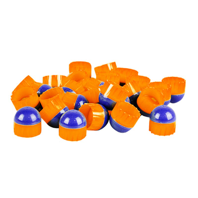 First Strike Paintball Rounds - Blue / Orange Shell - Orange Fill - 100 Count