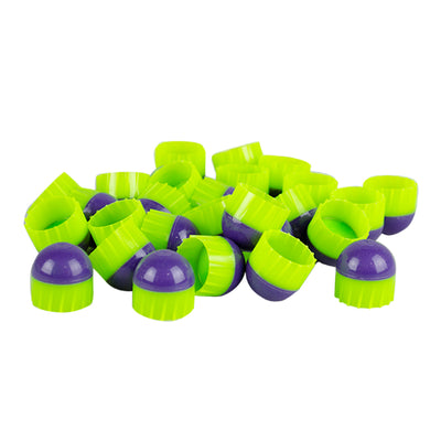First Strike Paintball Rounds - Purple / Green Shell - Green Fill - 100 Count