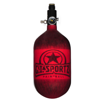 GI Sportz Carbon Fiber HPA Tank - 68/4500 - Red