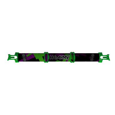 HK Army KLR Goggle Strap - Blocks - Neon Green