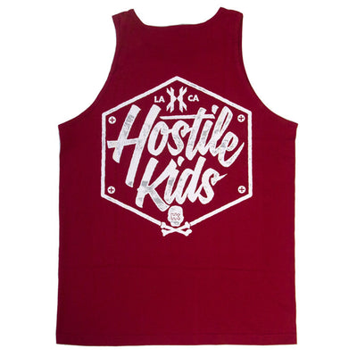 HK Army Tank Top - Rivet - Cardinal Red