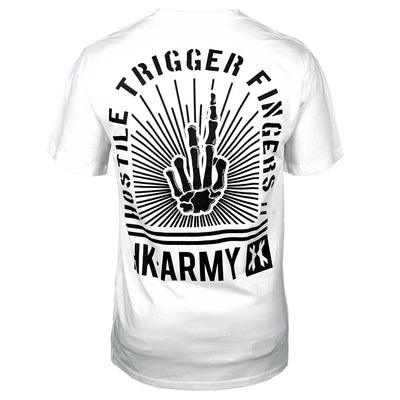 HK Army T-Shirt - Trigger Fingers - White