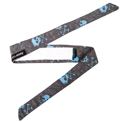 HK Army Headband - Hostilewear Vintage - Bones Blue