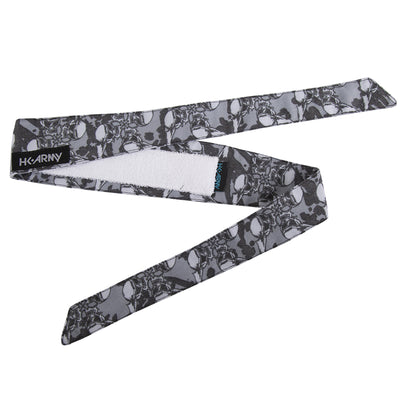 HK Army Headband - Hostilewear Vintage - Skulls Gray