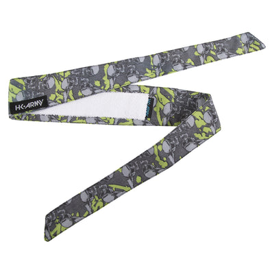 HK Army Headband - Hostilewear Vintage - Skulls Neon / Gray