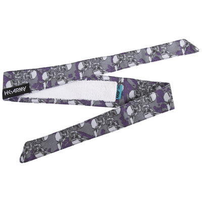 HK Army Headband - Hostilewear Vintage - Skulls Purple