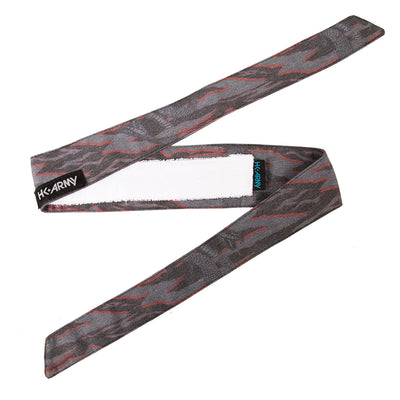 HK Army Headband - Hostilewear Vintage - Snake Grey / Red
