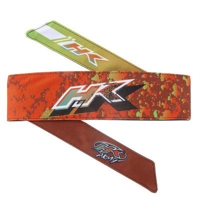 HK Army Headband - Retro Liquid - Orange / Lime