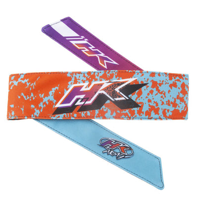 HK Army Headband - Retro Liquid - Orange / Teal