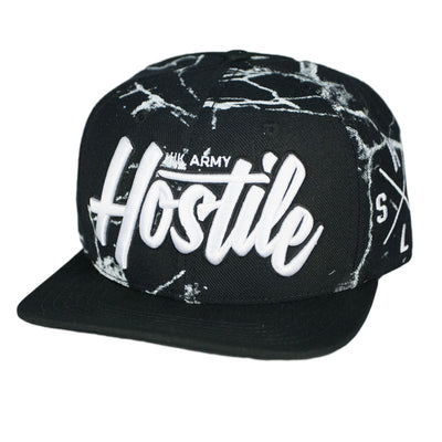HK Army Snapback Hat - Swoop - Marble / Black