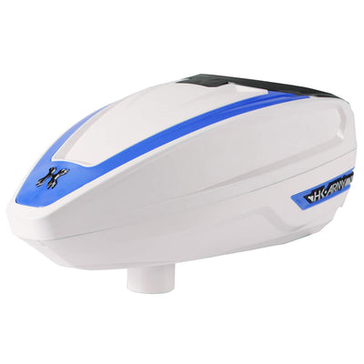 HK Army TFX 2.0 Paintball Loader - White / Blue