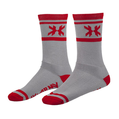 HK Army Speed Socks - Tracer - Grey / Red
