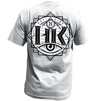 HK Army T-Shirt - Illuminati Pocket Tee - Athletic Heather