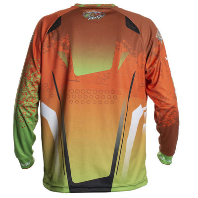 HK Army Retro Paintball Jersey - Liquid - Orange / Lime