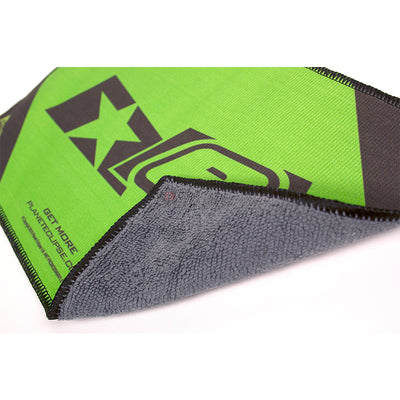 Planet Eclipse Microfiber Goggle Cloth by Exalt - Player Size - Black / Green