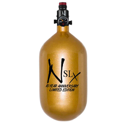 Ninja Carbon Fiber HPA Tank - 68/4500 SLX - Adjustable Reg - 10th Anniversary Gold