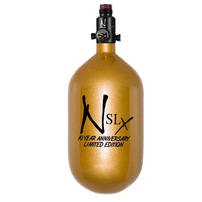 Ninja Carbon Fiber HPA Tank - 68/4500 SLX - UL REG - 10th Anniversary Gold