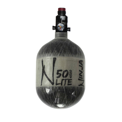 Ninja Carbon Fiber HPA Tank - 50/4500 LITE - PRO V2 REG - Grey