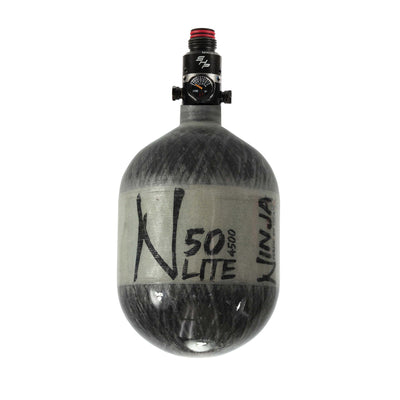 Ninja Carbon Fiber HPA Tank - 50/4500 LITE - PRO V2 SHP REG  - Grey