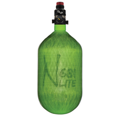 Ninja Carbon Fiber HPA Tank - 68/4500 LITE - PRO V2 SLP REG - Translucent Lime