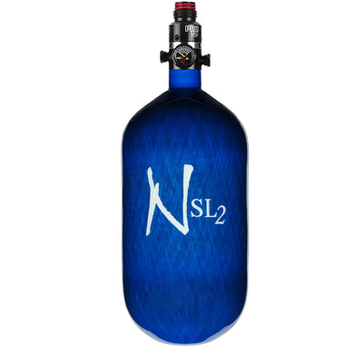 Ninja Carbon Fiber HPA Tank - 77/4500 SL2 - PRO V2 REG - Blue