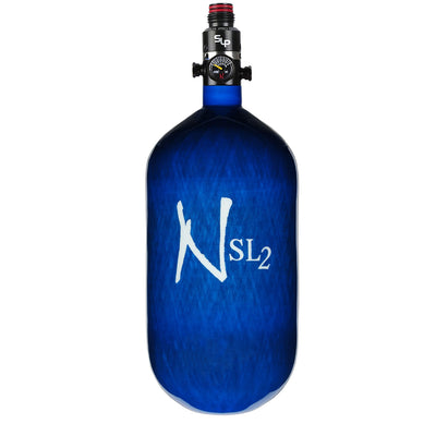 Ninja Carbon Fiber HPA Tank - 77/4500 SL2 - PRO V2 SLP REG - Blue