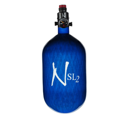 Ninja Carbon Fiber HPA Tank - 68/4500 SL2 - Adjustable Reg - Blue