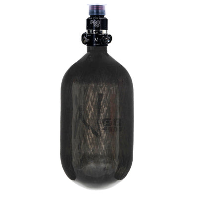 Ninja Carbon Fiber HPA Tank - 68/4500 - PRO V2 REG - Translucent Black