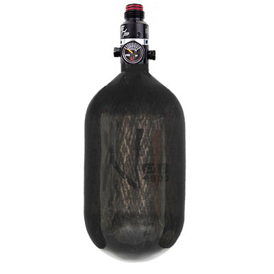 Ninja Carbon Fiber HPA Tank - 68/4500 - PRO V2 SHP REG - Translucent Black