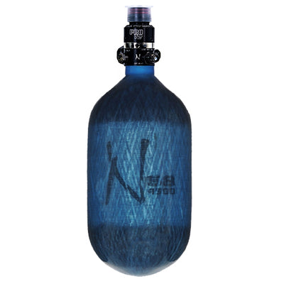 Ninja Carbon Fiber HPA Tank - 68/4500 - PRO V2 REG - Translucent Blue