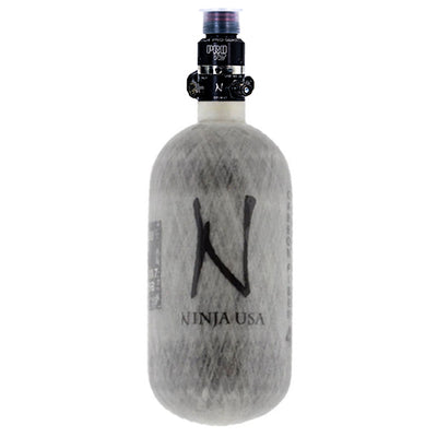 Ninja Carbon Fiber HPA Tank - 45/4500 - PRO V2 REG - Grey