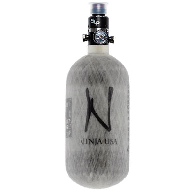 Ninja Carbon Fiber HPA Tank - 45/4500 - PRO V2 SLP REG - Grey