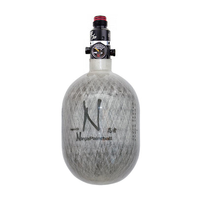 Ninja Carbon Fiber HPA Tank - 50/4500 - PRO V2 SHP REG - Grey