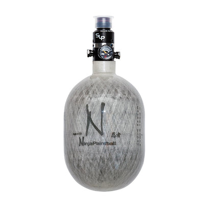 Ninja Carbon Fiber HPA Tank - 50/4500 - PRO V2 SLP REG - Grey