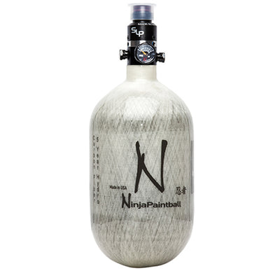 Ninja Carbon Fiber HPA Tank - 68/4500 - PRO V2 SLP REG - Grey