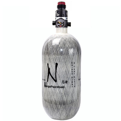 Ninja Carbon Fiber HPA Tank - 90/4500 - PRO V2 SHP REG - Grey