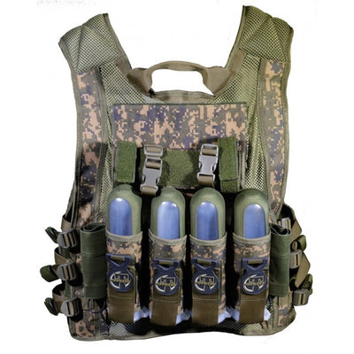 Tippmann Pro Tactical Vest - Holds 4 + 2 Pods + Tank