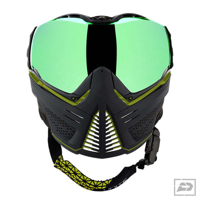 Push Unite Paintball Goggles & Case - Lime / Black