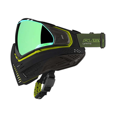 Push Unite Paintball Goggles & Case - Lime / Black