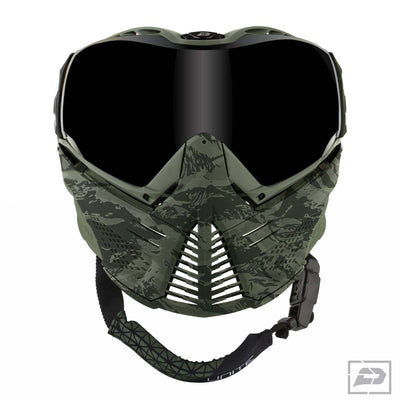 Push Unite Paintball Goggles & Case - Olive Camo