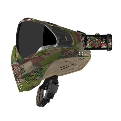 Push Unite Paintball Goggles & Case - Predator Camo