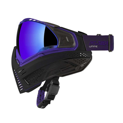 Push Unite Paintball Goggles & Case - Purple / Black