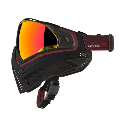 Push Unite Paintball Goggles & Case - Red / Black