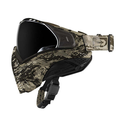 Push Unite Paintball Goggles & Case - Tan Camo