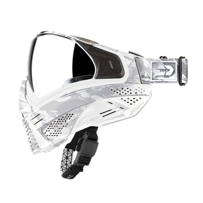 Push Unite Paintball Goggles & Case - White Camo