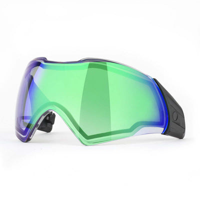 Push Unite Thermal Paintball Goggle Lens - Chrome Green